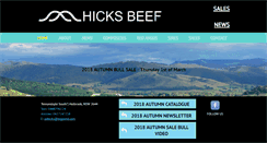 Desktop Screenshot of hicksbeef.com.au